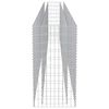 vidaXL Gabionen-Hochbeet Verzinkter Stahl 450×50×100 cm
