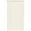 vidaXL Verdunkelungsrollo 124,4 x 175 cm, Stoffbreite 120 cm, Gebrochen Wei&szlig;
