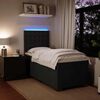 vidaXL Boxspringbett mit Matratze Schwarz 90x190 cm Samt