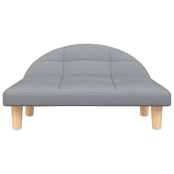 vidaXL Hundebett Hellgrau 70x52x30 cm Stoff