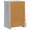 vidaXL Sideboard mit LED-Leuchten Grau Sonoma 41x37x67 cm