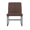 vidaXL Loungesessel Braun 54x75x76 cm Kunstleder