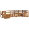 vidaXL Outdoor-Sofagarnitur 7 stk. Natur