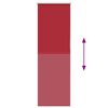 vidaXL Verdunkelungsrollo Rot 55x175 cm Stoffbreite 50,7 cm Polyester