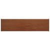 vidaXL Fensterbank Braunes Holz 100 x 25 x 4,5 cm PVC