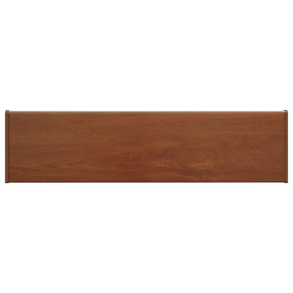 vidaXL Fensterbank Braunes Holz 100 x 25 x 4,5 cm PVC