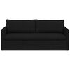 vidaXL Sofa 180cm Schwarz Metall