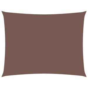 vidaXL Sonnensegel Oxford-Gewebe Rechteckig 3x4,5 m Braun