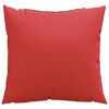 vidaXL Zierkissen 4 Stk. Rot 40x40 cm Stoff