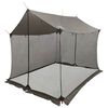 vidaXL Camping-Tarp mit Netzw&auml;nden Braun Grau 270 x 210 x 210 cm