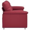 vidaXL 2-Sitzer-Sofa Weinrot 180x81x84 cm Kunstleder