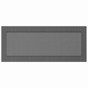 vidaXL Outdoor-Teppich Chevron ARAKIL Schwarz und Grau 600 x 250 cm