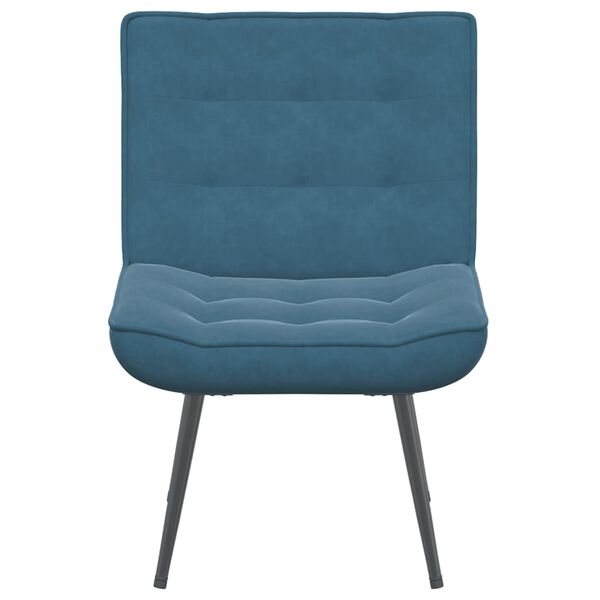vidaXL Relaxsessel Blau 64x74x84 cm Samt