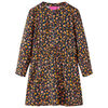 vidaXL Kinderkleid mit Langen &Auml;rmeln Marineblau 128