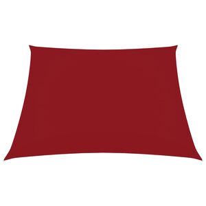 vidaXL Sonnensegel Oxford-Gewebe Quadratisch 7x7 m Rot
