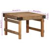 vidaXL Couchtisch Braun 60 x 55 x 40 cm Massives upgecyceltes Holz