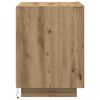 vidaXL Nachttisch 2 pcs Artisan-Eiche 45 x 40 x 55 cm Holzwerkstoff