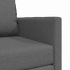 vidaXL Schlafsofa 60cm Dunkelgrau Stoff