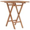 vidaXL Gartentisch Klappbar 60&times;60&times;75 cm Massivholz Teak