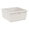vidaXL Waschbecken Wei&szlig; 430 x 460 mm 80% Quarz und 20% Harz
