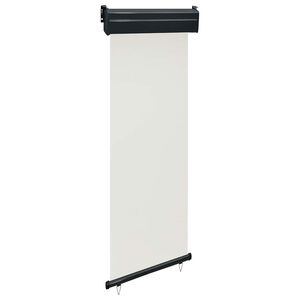vidaXL Balkon-Seitenmarkise 65x250 cm Creme