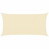 vidaXL Sonnensegel 160 g/m&sup2; Creme 2x3,5 m HDPE