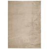vidaXL Teppich HUARTE Kurzflor Weich und Waschbar Sandfarben 120x170cm