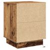 vidaXL Nachttisch 2 pcs Altholz 39 x 34,5 x 50 cm Holzwerkstoff