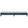 vidaXL Boxspringbettgestell Dunkelblau 90x190 cm Samt