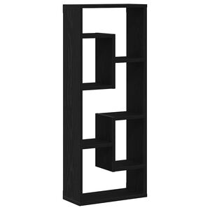 vidaXL Wandregal Schwarze Eiche 36 x 16 x 90 cm Holzwerkstoff