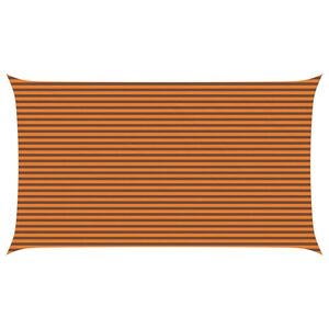 vidaXL Sonnensegel Orange und Braun 7 x 4 m 100 % Polyester Oxford