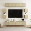vidaXL 10-tlg. TV-Schrank-Set Sonoma-Eiche Holzwerkstoff
