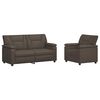 vidaXL Sofa-Set 2 pcs Grau Kunstleder
