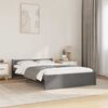 vidaXL Massivholzbett Grau 120x200 cm