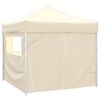 vidaXL Party-Zelt Creme 291 x 291 x 315 cm Oxford-Stoff
