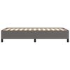 vidaXL Bettgestell Grau 90x190 cm Kunstleder