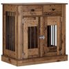 vidaXL Hundek&auml;figm&ouml;bel Altholz 80 x 47,5 x 80 cm Holzwerkstoff