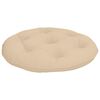 vidaXL H&auml;ngesessel-Kissen VIANEN 100 % Polyester Creme &Oslash; 40 x 10 cm