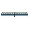vidaXL Boxspringbett ohne Matratze Dunkelblau 100x220 cm Samt