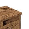 vidaXL Wandschrank Altholz-Optik 88x26x18,5 cm Holzwerkstoff