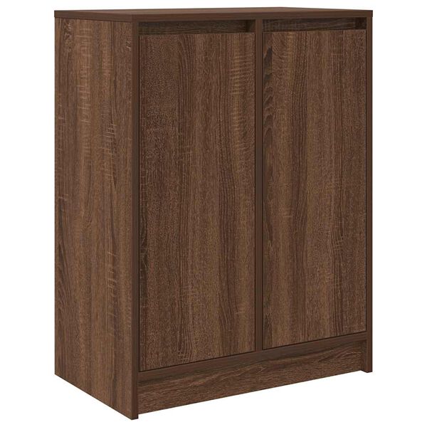 vidaXL Sideboard Braun Eichen-Optik 57x34x76 cm Holzwerkstoff