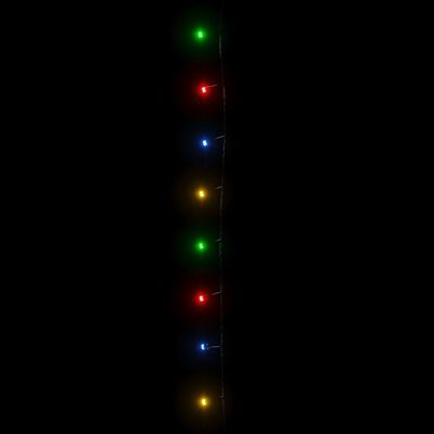 vidaXL Lichterkette mit 400 LEDs Mehrfarbig 40 m 8 Lichteffekte