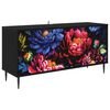vidaXL TV-Schrank KIEL 102 x 33 x 51 cm Schwarz Eichen-Optik