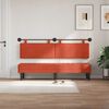 vidaXL H&auml;ngevorderseite Uni Rot-Orange 170 x 55 x 5 cm Cordstoff
