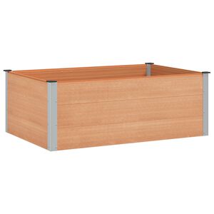 vidaXL Hochbeet Braun 150 x 100 x 54 cm