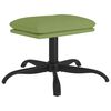 vidaXL Fu&szlig;hocker Hellgr&uuml;n 60x60x36 cm Samt
