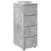 vidaXL Aufbewahrungsschrank Beton Grau 40 x 48 x 105 cm Holzwerkstoff