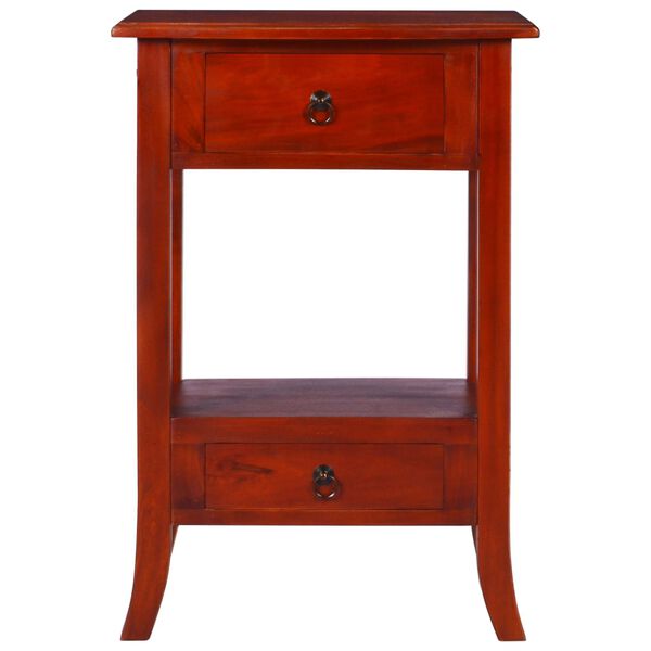 vidaXL Konsolentisch Klassisches Braun 50x30x75 cm Massivholz Mahagoni