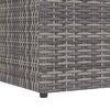 vidaXL Garden-Auflagenbox Grau 150x100x100 cm Poly Rattan