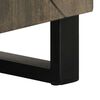 vidaXL TV-Schrank Schwarz 105x33x46 cm Massivholz Mango